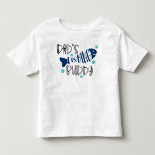 T-shirt Pour Les Tous Petits Papa's Fishing Buddy