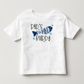 T-shirt Pour Les Tous Petits Papa's Fishing Buddy