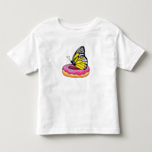 T-shirt Pour Les Tous Petits Papillon avec Donut