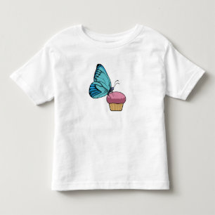 T-shirt Pour Les Tous Petits Papillon avec muffin