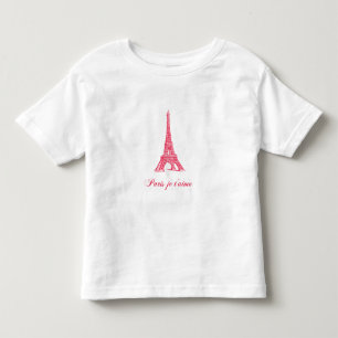 T-shirt Pour Les Tous Petits Paris Toddler Tee