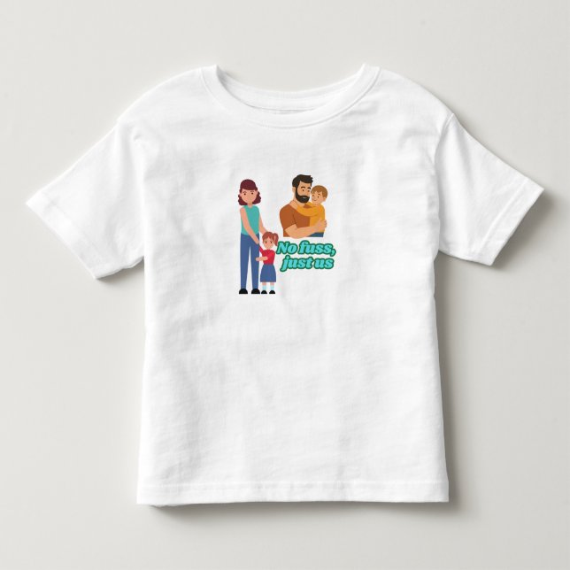 T-shirt Pour Les Tous Petits Pas de chichi (Devant)