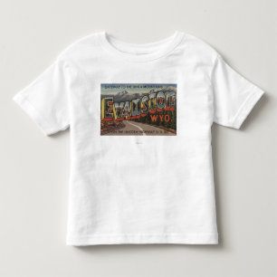 T-shirt Pour Les Tous Petits Passage aux montagnes d'Uinta - Evanston, WY