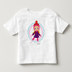 T-shirt Pour Les Tous Petits Patinage sur glace Blonde - Patinage de sports d'h