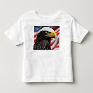 T-shirt Pour Les Tous Petits Patriotique/Aigle/Américain/USA