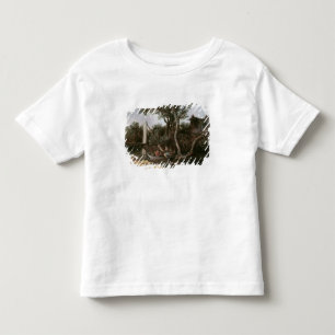 T-shirt Pour Les Tous Petits Paysage avec le pont, c.1628