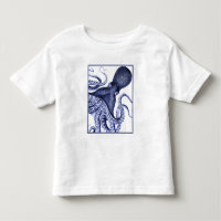 Paysage Bleu Octopus