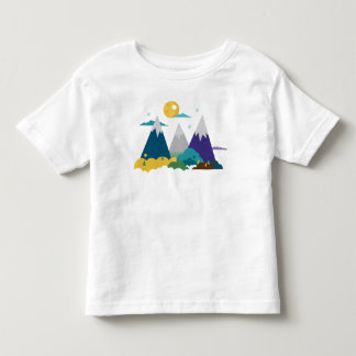 T-shirt Pour Les Tous Petits Paysage de montagne