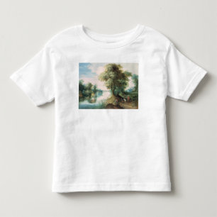 T-shirt Pour Les Tous Petits Paysage de rivière