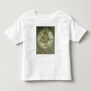 T-shirt Pour Les Tous Petits Paysan portant une brebis et un panier de fromage
