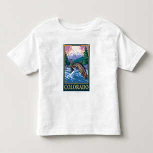 T-shirt Pour Les Tous Petits Pêche de mouche SceneColorado