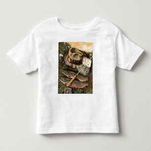 T-shirt Pour Les Tous Petits Pêche toujours de la vie