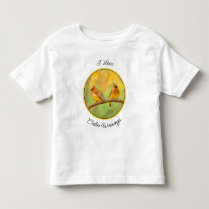 T-shirt Pour Les Tous Petits Peinture à cire de cèdre - jolie art original chie