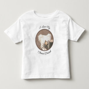 T-shirt Pour Les Tous Petits Peinture Chinoise sans cheveux peint art original 