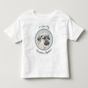 T-shirt Pour Les Tous Petits Peinture de berger anatolienne - Art original de c