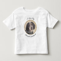 Peinture de linge bluetick - mignon chien original