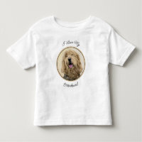 Peinture d'Otterhound - Joli art original de chien