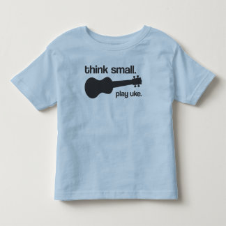 T-shirt Pour Les Tous Petits "Pensez petit. Jouez l'uke." conception
