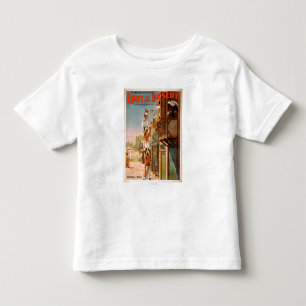 T-shirt Pour Les Tous Petits Perdu dans l'affiche théâtrale Arabe de désert