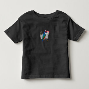 T-shirt Pour Les Tous Petits Perroquet poète