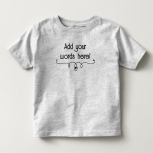 T-shirt Pour Les Tous Petits Personnalisé
