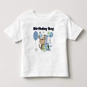 T-shirt Pour Les Tous Petits Petit Singe Avec Cadeaux 1er anniversaire