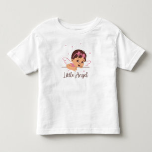 T-shirt Pour Les Tous Petits Petite Ange Rose Ailes mignonne Baby Girl