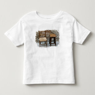T-shirt Pour Les Tous Petits Petite chaise et tabouret, Pienza, Italie