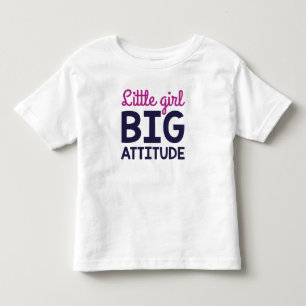 T-shirt Pour Les Tous Petits Petite Fille Grande Attitude