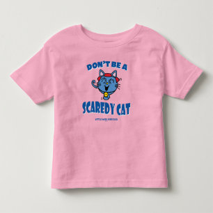 T-shirt Pour Les Tous Petits Petite Miss Giggles Chat Scaredy Halloween