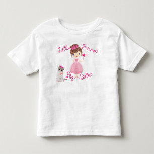 T-shirt Pour Les Tous Petits Petite princesse Grande soeur