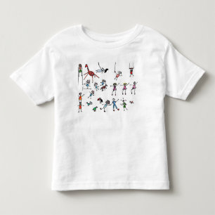 T-shirt Pour Les Tous Petits Peu de pièce en t d'enfant en bas âge de cirque