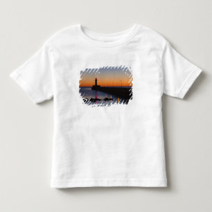 T-shirt Pour Les Tous Petits Phare de la jetée nord à Duluth, Minnesota,