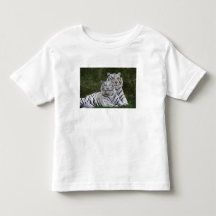 T-shirt Pour Les Tous Petits phase blanche, Tigre du Bengale, Tigris