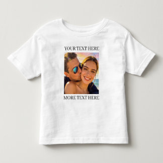 T-shirt Pour Les Tous Petits Photo et texte personnalisés
