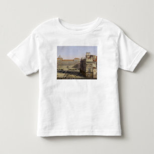 T-shirt Pour Les Tous Petits Piazza Castello, Turin, gravé par F. Citterio (c