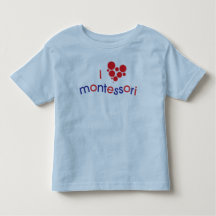 Pièce en t d'enfant en bas âge d'I <3 Montessori