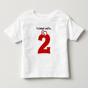 T-shirt Pour Les Tous Petits Pièce en t mignonne d'anniversaire pour le nombre