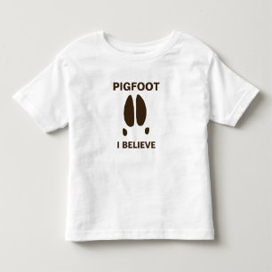 T-shirt Pour Les Tous Petits Pigfoot - Je crois