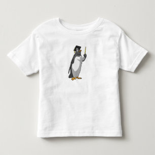 T-shirt Pour Les Tous Petits Pingouin as Teacher with Pointer