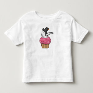 T-shirt Pour Les Tous Petits Pingouin avec muffin