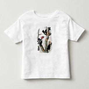 T-shirt Pour Les Tous Petits pivert Ivoire-affiché, des 'oiseaux d'America