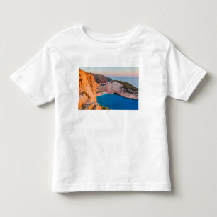 T-shirt Pour Les Tous Petits Plage de Navagio, Zakynthos, Grèce.