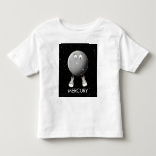 T-shirt Pour Les Tous Petits Planète Mercure & Etoiles