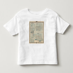 T-shirt Pour Les Tous Petits Plans de rapide de Sioux, Onawa, lac storm, Newell