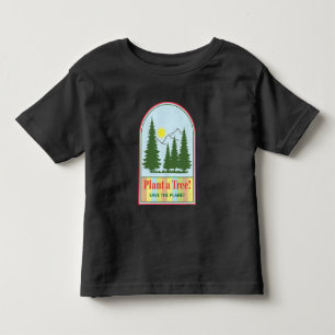 T-shirt Pour Les Tous Petits Plante un arbre, Save Planet, Débardeur Cool