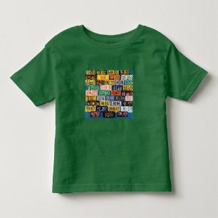 T-shirt Pour Les Tous Petits Plaques minéralogiques par H. Wilson Smith
