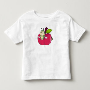 T-shirt Pour Les Tous Petits Pomme Caterpillar