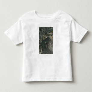 T-shirt Pour Les Tous Petits Pont sous la vue de roche d'équilibre