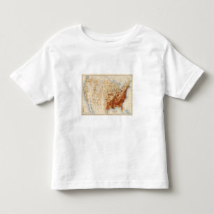 T-shirt Pour Les Tous Petits Population de nègre de la densité 55